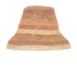 Chloe Sunset Bucket Hat, Raffia, Multi, MIM, DB, 2*